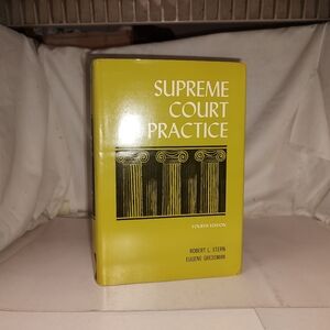 Supreme Court Practice by Robert L. Stern & Eugene Gressman 1969 4th Edition VG